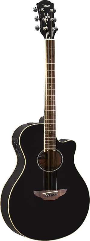 Yamaha APX600 Black Thinline Acoustic Electric Guitar image 1