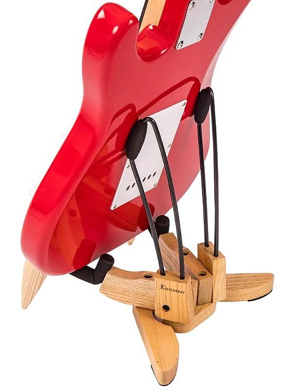 Kinsman KWE51 Wooden A-Frame Electric Guitar Stand | Reverb UK