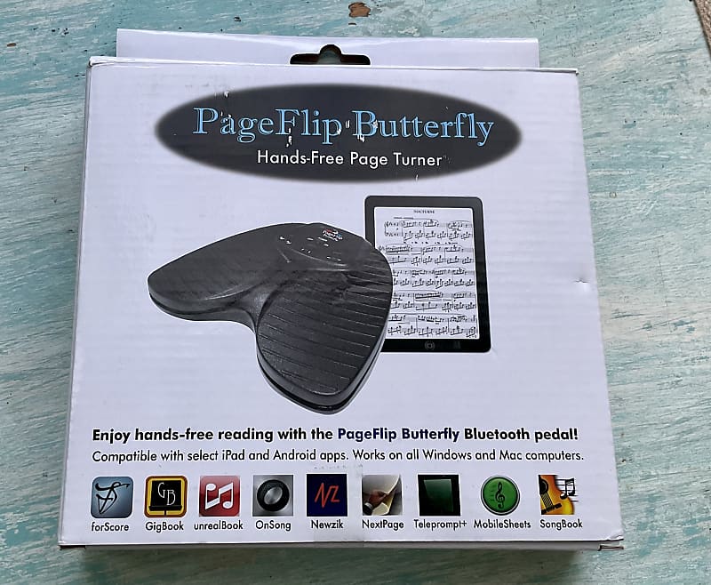 Pageflip Butterfly Bluetooth Page Turner Pedal