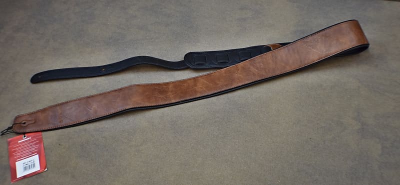 Liam's Adjustable Leather Buckle Guitar Strap