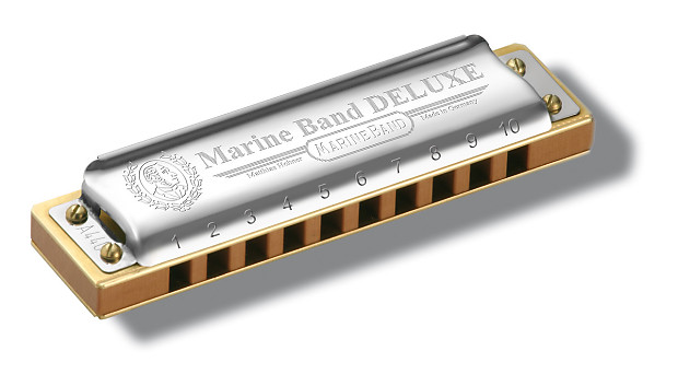 Hohner Marine Band Deluxe Harmonica-Key of G image 1