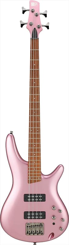 Ibanez Soundgear SR300E 4-String Electric Bass - Pink Gold Metallic image 1