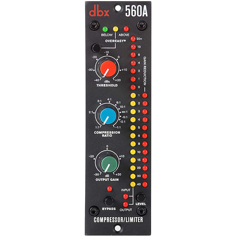 dbx 560A Compressor/Limiter 2 Compression Modes for Drums Vocals Guitars Strings image 1