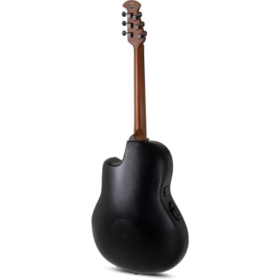 Ovation E-Acoustic Guitar Celebrity Elite Plus Mid Cutaway - Blue Flamed Maple image 3