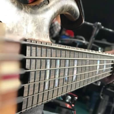 Warrior 6 String Bass Dran Michael series - Buckeye burl image 4
