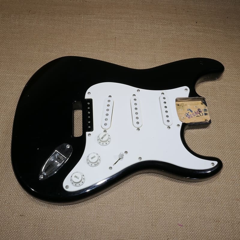 Body Loaded Black, 2002 Squier Affinity Strat image 1