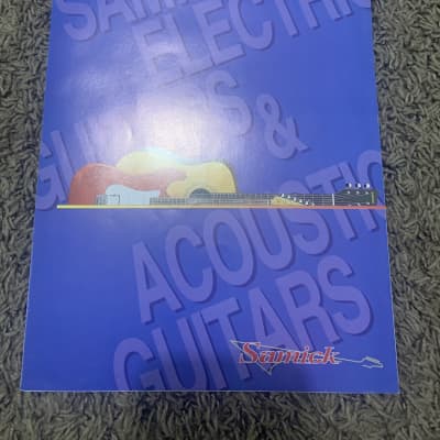 Samick Guitars Brochure for sale