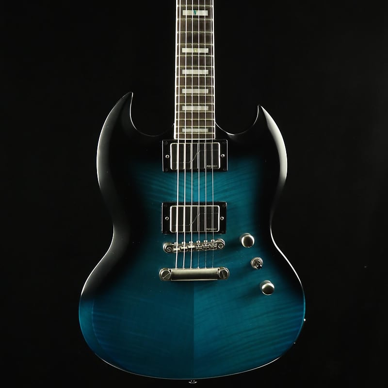 Epiphone SG Prophecy - Blue Tiger Aged Gloss | Reverb