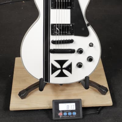 ESP LTD James Hetfield Iron Cross Electric Guitar Snow White w/ Case image 9