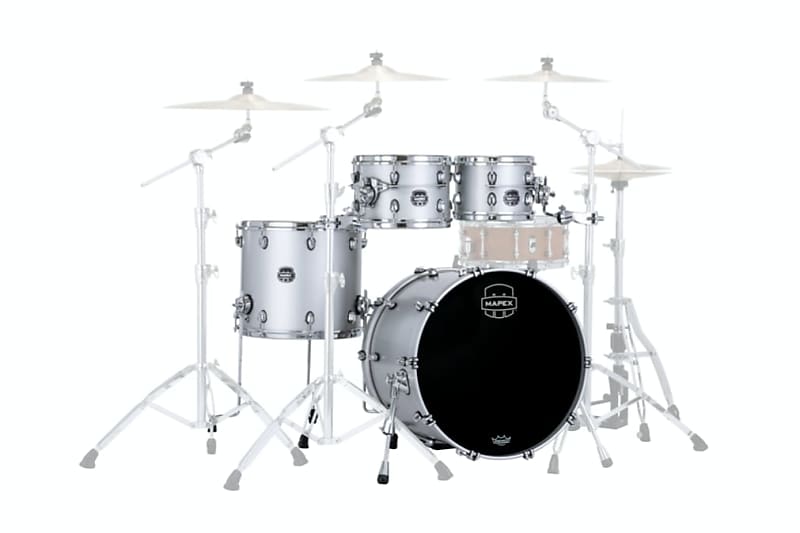 MAPEX - SE529XMPD Saturn Evolution Maple Rock 4 Pezzi Iridium Silver image 1
