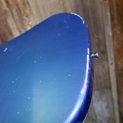 Keith Holland Custom PBASS-ANS #1279 - Electric Blue Metallic Nitro w/ Gator Transit Gig Bag image 24