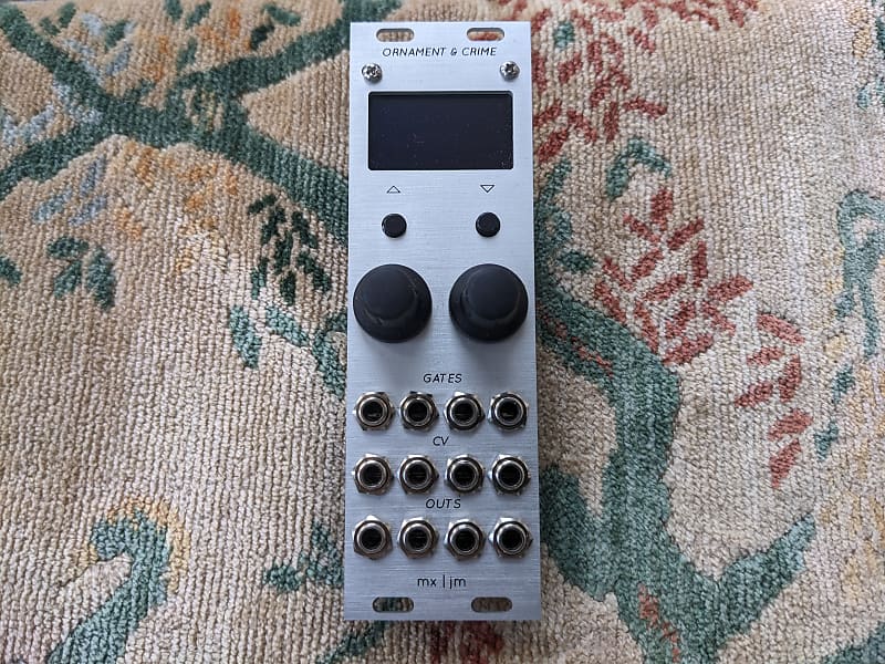 DIY uO_c Micro Ornament and Crime with Teensy 4.0 Reverb