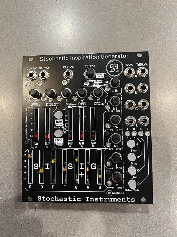 Stochastic Inspiration Generator ＋ Exp Stochastic Instruments Stochastic Inspiration Generator 2023