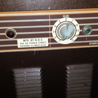 National Dobro N*D*C vintage  amp late 40's tweed 2 6V6's image 4