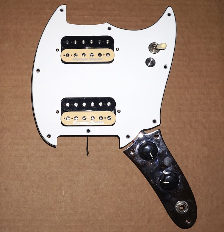 Loaded Squier Bullet Mustang Pickguard With Seymour Duncan 59 Reverb 3895