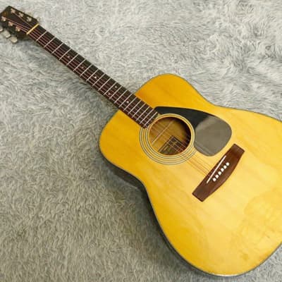 1974 made Vintage Acoustic Guitar Yamaha FG-180J Rare Black