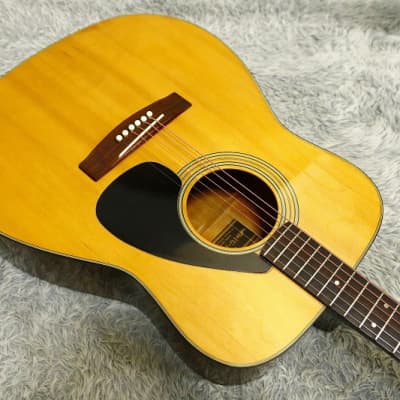 1974 made Vintage Acoustic Guitar Yamaha FG-180J Rare Black Label