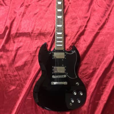 Burny RSG-50 '63 Black 2006 SG Type Electric Guitar | Reverb