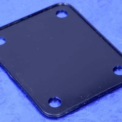 Fender Original '70s Black Plastic Neck Plate Gasket Cushion Shim Pad Mint Condition image 1