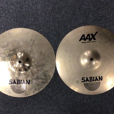 割引購入 SABIAN AAX 14インチ ハイハットシンバル HATS STAGE 打楽器