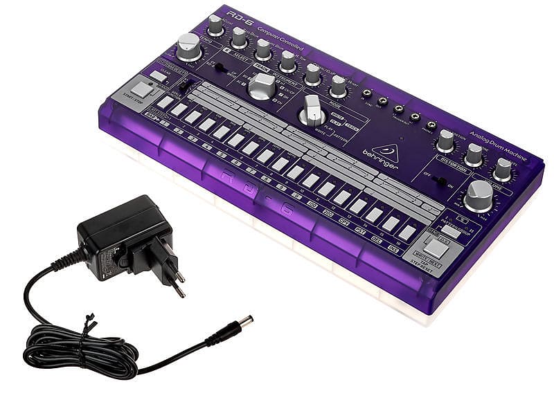 Behringer RD-6-GP Analog Drum Machine - Transparent Purple | Reverb