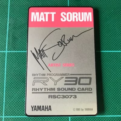 YAMAHA RHYTHM SOUND CARD RSC3073 MATT SORUM RY30