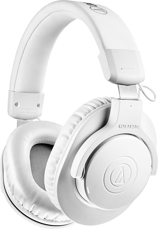 Audio-Technica ATH-M20xBT Wireless Over-ear Headphones - White image 1