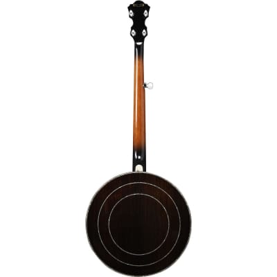 Ibanez B300 5-String Banjo, 22 Frets, Mahogany Neck, Rosewood Fretboard, Abalone Resonator Binding image 18