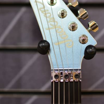 Jackson MJ Series Dinky DKR Ice Blue Metallic Electric Guitar & Case image 4