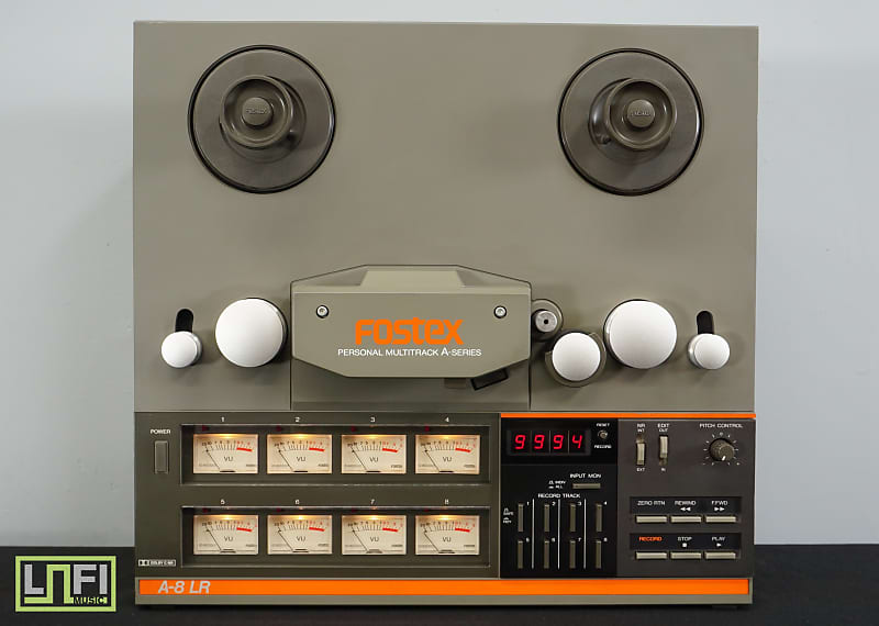 Fostex A Series A-8 LR Vintage Multi-Track 1/4 Reel-to-Reel Tape