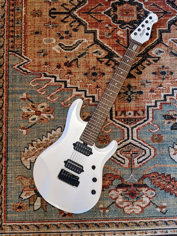 Sterling By Music Man JP70D Pearl White | Reverb