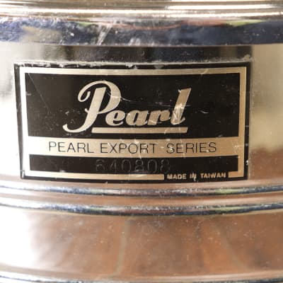Pearl Export 6.5x14" Chrome Steel Shell Snare Drum #2 image 2