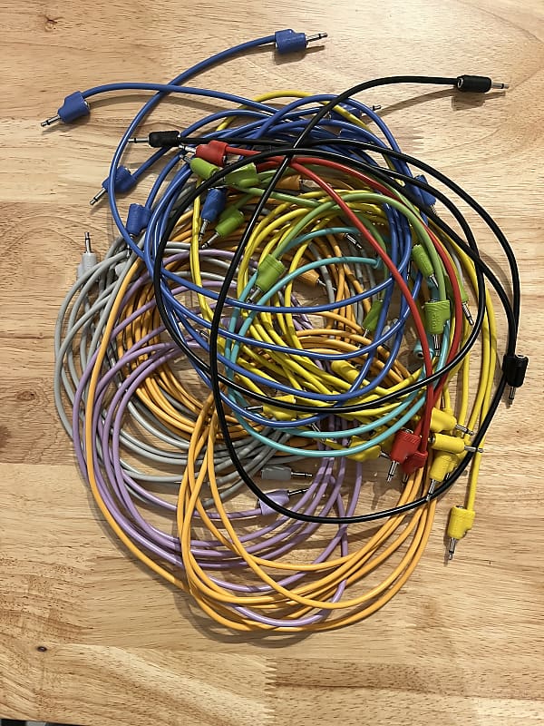 28 x Tiptop Audio Stackable Eurorack Patch Cables Reverb