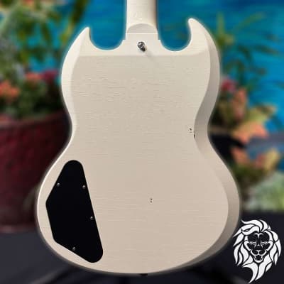Gibson Custom 1963 SG Special Reissue Murphy Lab Light Aged Polaris White 404253 image 2