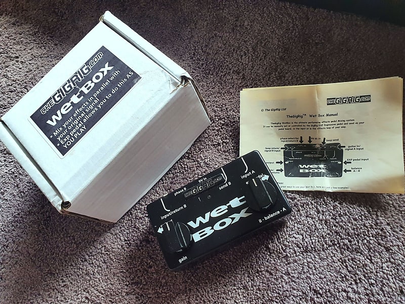 GigRig Wet Box Parallel Loop Mixer Reverb