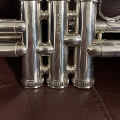 Getzen Eterna 700S Bb Trumpet SN P-13689 (Silver plated) image 9
