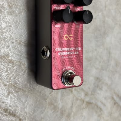 Reverb.com listing, price, conditions, and images for one-control-strawberry-red-overdrive