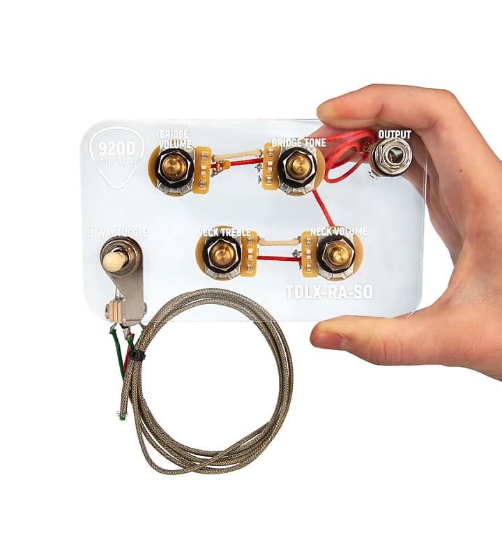 920D Custom Upgrade Wiring Harness for '72 Deluxe Tele image 1