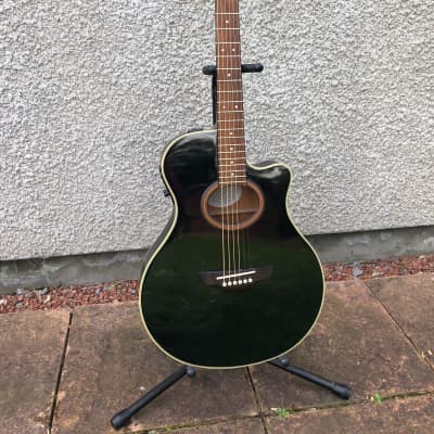 Yamaha APX-4A Electro-Acoustic Guitar Black | Reverb