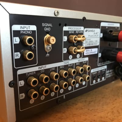 SANSUI A-α7 統合アンプ SANSUI A-α7 統合アンプ - メルカリ