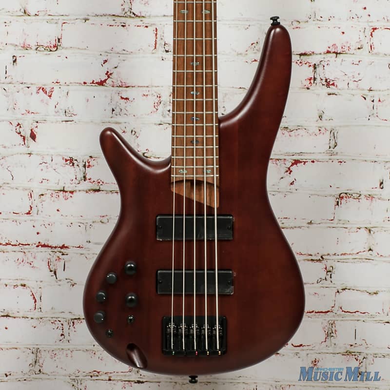 Ibanez SR Standard 5-String Electric Bass - LH, Brown Mahogany image 1