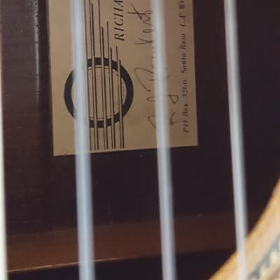 1994 Richard Prenkert Concert Cedar Classical Guitar image 3