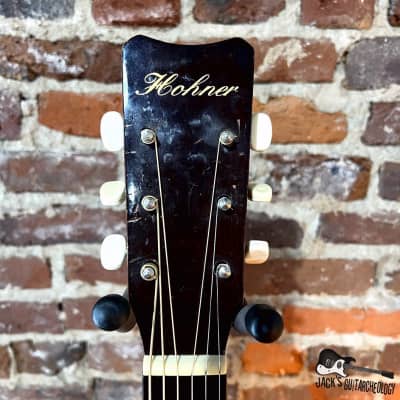 Hohner HW-200 Acoustic Guitar w/ MOJO (1980s - Natural) image 3