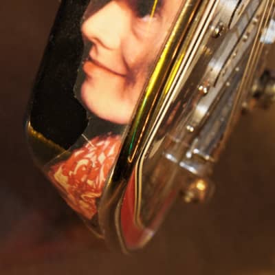 Phantom Phantom Brian Jones Memorabilia Guitar.  Art.  VOX style. ONLY ONE. Collectible.  2005 Collage image 18