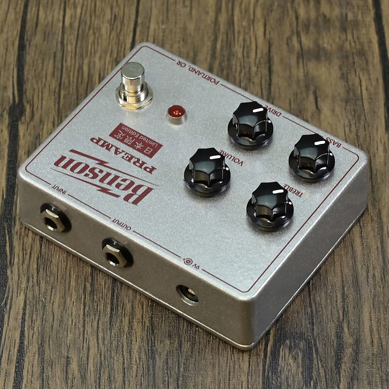 BENSON PREAMP PEDAL LIMITED SILVER Overdrive [09/29