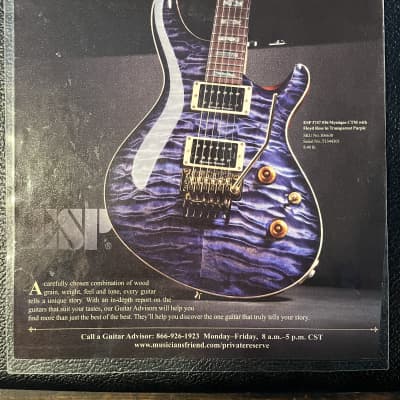 ESP Mystique 2014 NAMM Exhibition Limited Original Series 2014 Purple image 2