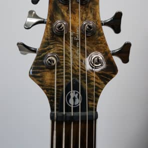 Kraken Champ 3.9 6-string bass guitar w/Maple Burl top. Rare! image 3