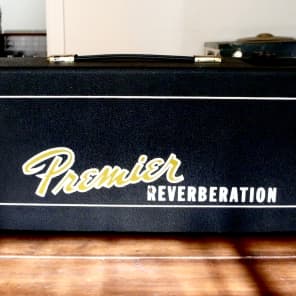 1960's Vintage Premier Reverberation Tube Spring Reverb Unit with Foot Switch Pedal image 1