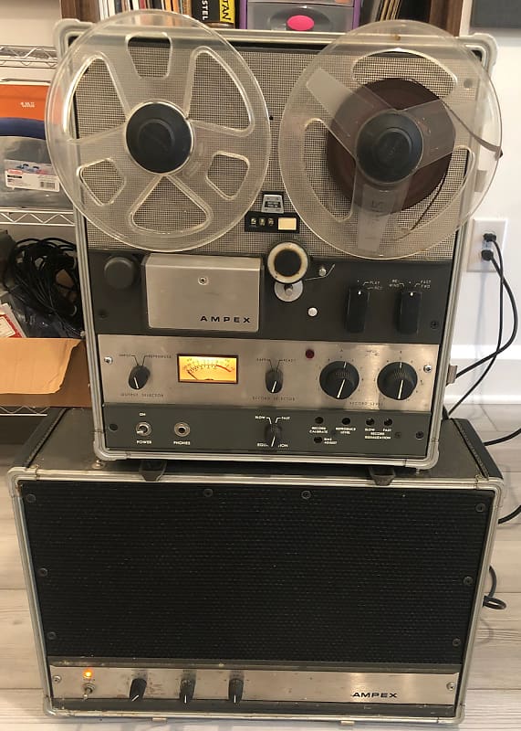 Ampex AG600 MONO TAPE MACHINE LATE 60'S Grey Reverb