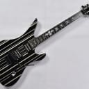 Schecter Synyster Custom Electric Guitar in Gloss Black with Silver B-Stock W11101339